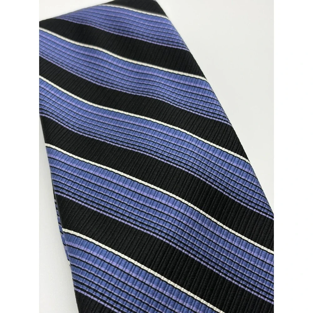Robert Talbott, Best of Class, Periwinkle/Navy Necktie, Silk, Made USA